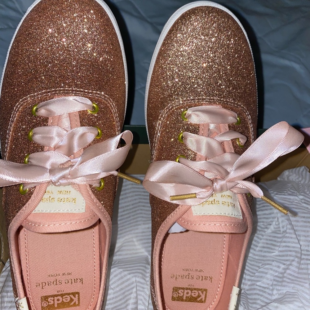 Keds x Kate Spade Champion Glitter Sneaker Rose